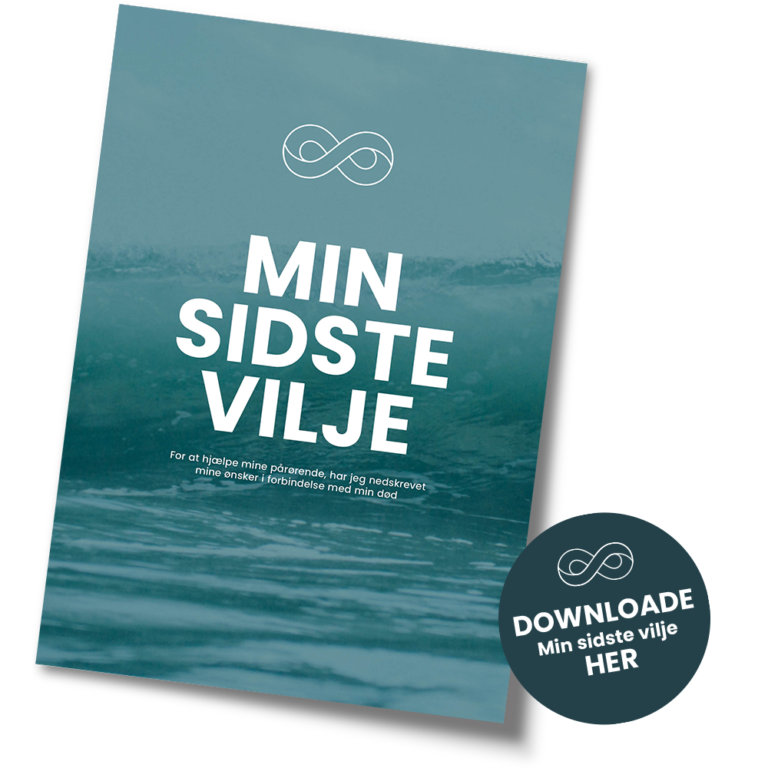 Forsiden af Min sidste vilje